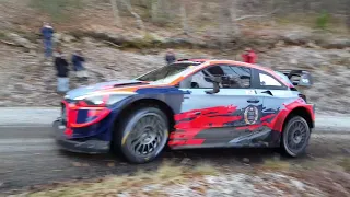 Test Rallye Monte Carlo 2020 i20 WRC!!! Thierry Neuville Nicolas Gilsoul + petite faute de