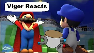 Viger Reacts to SMG4's "Mario Screws In A Lightbulb"