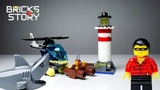 Lego review. Lego City 60274 Police Lighthouse Capture speed build