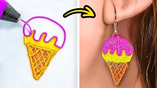 AWESOME 3D PEN CRAFTS || Funny Hacks And Easy DIY Ideas By 123 GO! GOLD