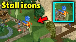 Where do the Stall Icons in RCT2 come from?
