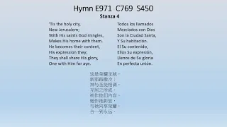 Hymn 971, Español 450, Chinese 769