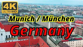 Munich Walking Tour | europe winter travel vlog | 4k travel video | vlog germany