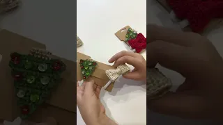 Вязаные заколки и резинки😀Готовимся к новому году🎄❄️🎁