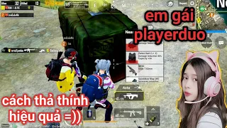 PUBG Mobile - Lần Đầu Thuê Em Gái 2k Chơi Game Thả Thính Và Cái Kết =((