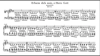 J.S. BACH: BWV 721 - Erbarm dich mein, o Herre Gott