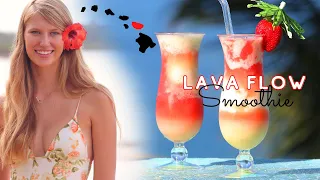 Lava Flow 🌴 Hawaiian Drinks 🌸 Tropical Smoothie Cocktails