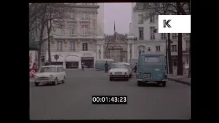 Driving in 1960s Paris, HD from 35mm