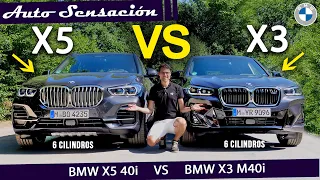 Comparative BMW X3 M40i 2022 vs BMW X5 40i 2022. ¿Cual es el mejor SUV de 6-Cilindros de BMW?