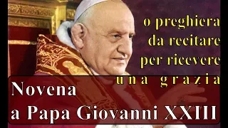 Novena a Papa Giovanni XXIII