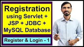 Registration using JSP + Servlet + JDBC + MySQL Database Practical