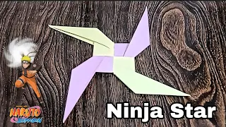 How to Make a Paper Ninja Star Fly Like a Boomerang | DIY paper crafts | Naruto