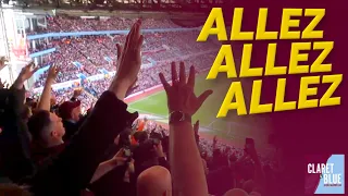 Aston Villa fans belt out brilliant rendition of chant 'Allez, Allez, Allez'