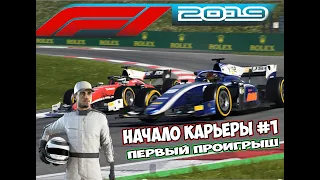 F1 2019 Начало Карьеры F1 2019 Выпуск #1 Сложный выбор