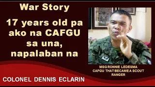 War Story: 17 years old na CAFGU sa una, napapalaban na