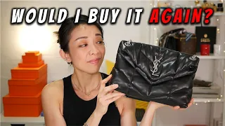 YSL PUFFER *WOULD I BUY IT AGAIN?* | THOUGHTS & WEAR & TEAR | KAT L