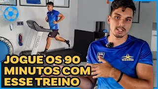 TREINO DE RESISTÊNCIA NA ESTEIRA PARA O FUTEBOL