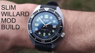 Slim Willard Retro Diver Watch Mod Build