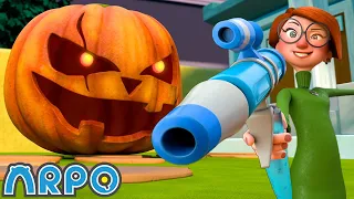 ARPO The Robot | GIANT Pumpkin is ALIVE!! | Funny Cartoons for Kids | Arpo and Daniel