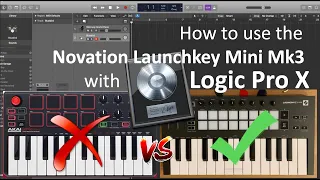 How to use the Novation Launchkey Mini mk3 with Logic Pro X