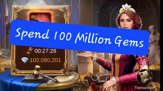 Evony | What Would You Do With 100 Million Gems? | C6 vs C1 Sub City Auction