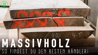 So kommst du garantiert an gutes, GÜNSTIGES MASSIVHOLZ! | Tipps vom Tischlermeister | Jonas Winkler