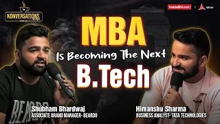 Can A Tier 2 B-school Student Compare With An IIM A Graduate? Ft. Shubham (Beardo), Himanshu (Tata)