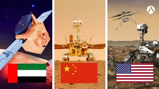 3 countries sent their mission on Mars in 2021