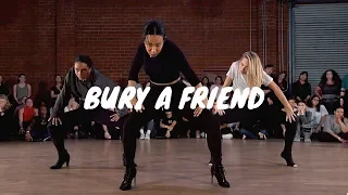 Billie Eilish- Bury a Friend- GALEN HOOKS Choreography ft. Maddie Ziegler, Charlize Glass