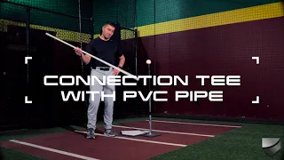 Connection Tee with PVC pipe - Hitting Drills with Coach Erik Bakich