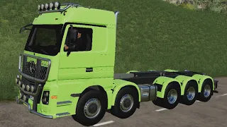 Actros 2651 hooklift | Farming Simulator 19