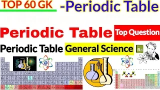 Periodic Table -Top 60 GK | Science GK Question | Important gk question | SSC CGL, RRB NTPC |Gk Quiz