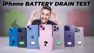 ULTIMATE All iPhone Battery DRAIN Test!  - 2023