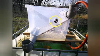 Filtr prefiltr do oczka wodnego stawu sitowy łukowy water pond sieve filter