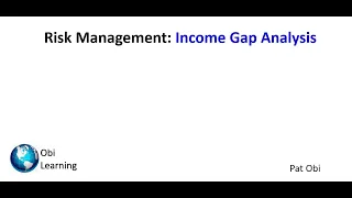 Risk Management: Income Gap Analysis