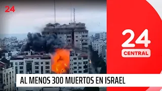 Conflicto palestino-israelí: al menos 300 muertos en Israel y 250 fallecidos en Gaza