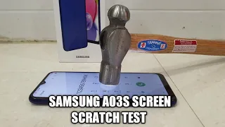 Samsung A03s Screen Scratch Test || Samsung New Model 2021