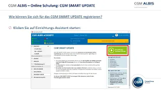CGM SMART UPDATE - das Onlineupdateverfahren für CGM ALBIS