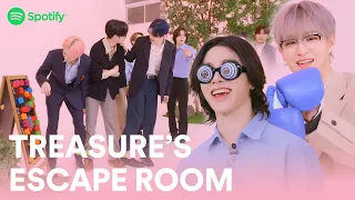 TREASURE activates their super-sleuth detective skills | Escape Room Teaser