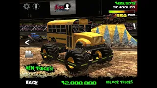 playing mtd and racing with other monster trucks