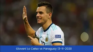 Giovani Lo Celso Impressive Performance Against Paraguay