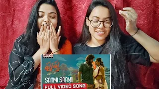 Saami Saami (Telugu Full Video) - Pushpa Reaction Video by Bong girlZ l Allu Arjun, Rashmika Mandana