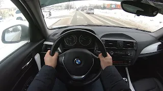 2013 BMW 118i 1.6L (170) POV TEST DRIVE