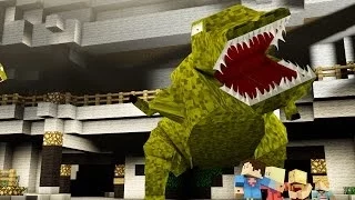 Minecraft Parody - JURASSIC PARK! - (Minecraft Animation)