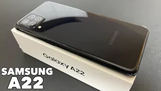 Unboxing SAMSUNG A22 - Black