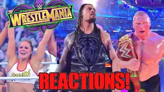 WWE WRESTLEMANIA 34 LIVE REACTIONS RESULTS AND REVIEW!