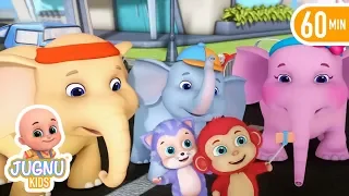 Ek Mota Hathi | hathi raja kahan chale | Hindi Poems | Hindi Rhymes for Children by Jugnu Kids