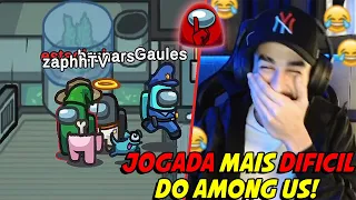 OESTAGIARIO FEZ SIMPLESMENTE A JOGADA MAIS INSANA DO AMONG US, NEM O GAU ACREDITOU NA JOGADA!