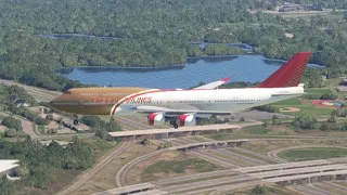 IMPOSSIBLE - Landing at Minneapolis-St Paul Intl Airport // B747 Pacific Airlines plane