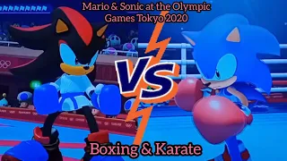 Sonic vs Shadow| Mario & Sonic at the Olympic Games Tokyo 2020| Boxing & Karate